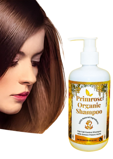 Primrose Organic Shampoo – 300ml Hair fall control shampoo
